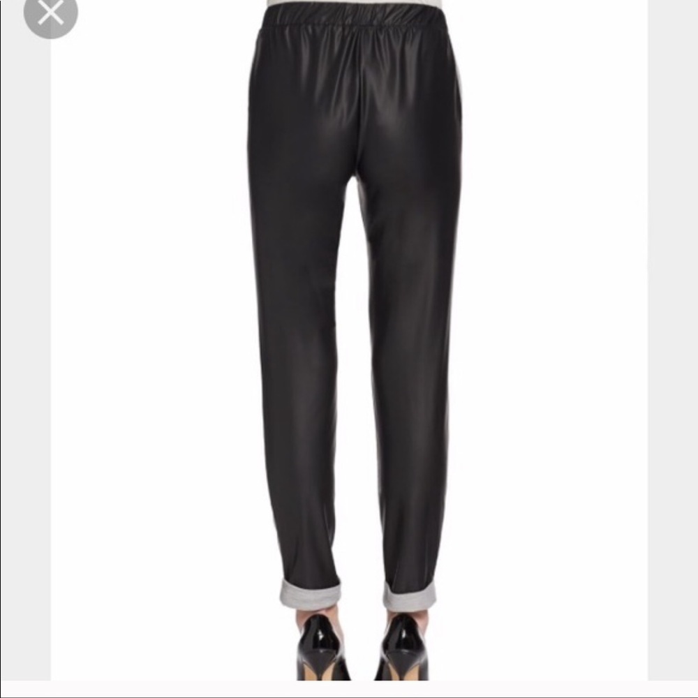 Vigoss - grey & leather joggers - Picture 3 of 3